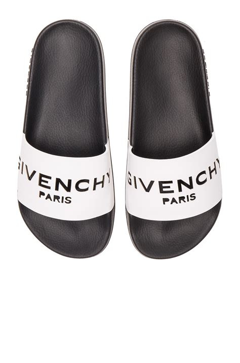 givenchy leather slides|givenchy clearance sale.